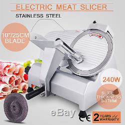 Electric Meat Slicer 10 Blade Home Deli Meat Food Slicer Premium Home Kitchen
