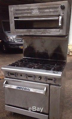 Imperial Range Ir-6 Six Burner/oven Nat Gas Restaurant Stove And Vulcan