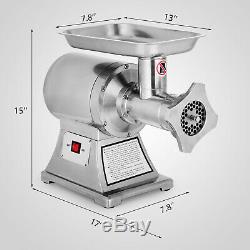 1.5HP 1100W Commercial Meat Grinder Sausage Stuffer 220RPM heavy duty Automatic