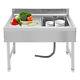 1 Compartment Commercial Kitchen Sink Prep Table Stainless Steel Single Sink