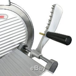 10 Blade 240W Commercial Meat Slicer Electric Deli Slice Veggie Cutter Kitchen