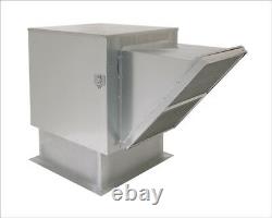 10' Commercial Kitchen Wall Canopy Hood, Exhaust Fan, and Supply Fan Package