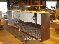 10 FT. TYPE l COMMERCIAL RESTAURANT KITCHEN EXHAUST ONLY HOOD, NEW
