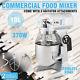 10 Qt 0.5 Hp Commercial Dough Food Mixer 3 Speed Floor Stand Stainless Steel