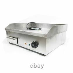 110V 3KW Commercial Restaurant Grill BBQ Flat Top Electric Countertop Griddle