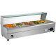 110v 5-pan Steamer Bain-marie Food Warmer Steam Table Buffet Countertop 1500w