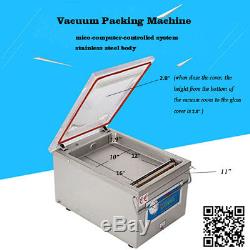 110V Kitchen Storage Vacuum Sealer Desktop Sealing DZ-260 Packing Machine 10.2