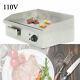 110v Stainless Steel Electric Thermomate Griddle Grill Bbq Plate Commercial Tool