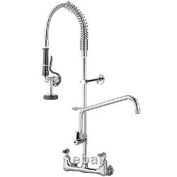12 Commercial Wall Mount Kitchen Pre-Rinse Faucet with Add-On Tap Restaurant