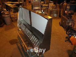 12 FT TYPE l FOOD TRUCK / CONCESSION TRAILER KITCHEN GREASE HOOD / BLOWER / CURB