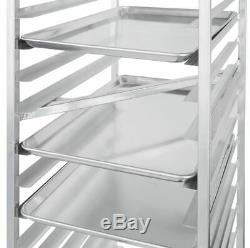 12 PACK Full Size Aluminum Baking Pan Bun Sheet Pans 18x26 Commercial Wire Rim