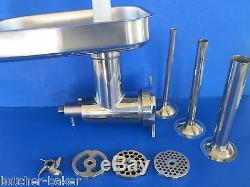 #12 Stainless Meat Grinder for Hobart Mixer with Sausage Tubes a200 4212 d300 h600