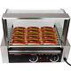 1260w Portable Stainless 24 Hot Dog 9 Roller Grilling Machine With Cover
