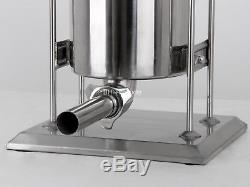 12L Meat Filler Sausage Stuffer Vertical Stainless Steel Large Press Speed