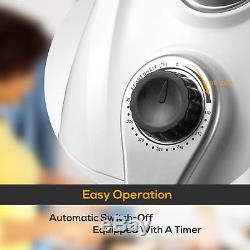 1300W 4.4QT Electric Oil Less Air Fryer Timer and Temperature Control White