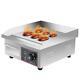 14 1500w Commercial Kitchen Grill Counter Non-stick Electric Countertop Griddle
