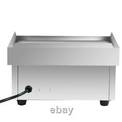 14 1500W Commercial Kitchen Grill Counter Non-Stick Electric Countertop Griddle