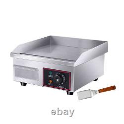 14 Stainless Steel Electric Countertop Griddle Flat Top Restaurant Grills BBQ