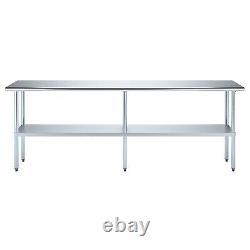 14 in. X 96 in. Stainless Steel Table