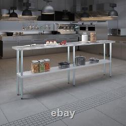 14 in. X 96 in. Stainless Steel Table