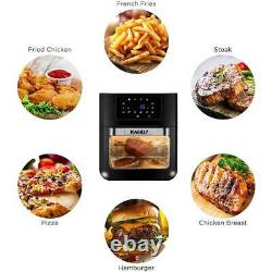 14QT 1700W Electric Air Fryer Oven with Rotisserie OilLess Oven Touchscreen