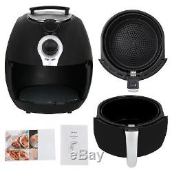1500w Airfryer Electric System 3.7 qt No-Oil Deep Air Fryer Temperature Control
