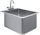 16 X 20 X 12 Stainless Steel 1 Compartment Drop-in Sink With Faucet. Nsf