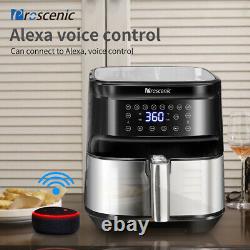 1700W Alexa Electric Hot Air Fryers Oven Oilless Cooker with LCD Digital Screen
