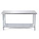 18 Gauge Stainless Steel Commerical Work Kitchen Prep Table Nsf, 72 X 24