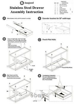 18 in. X 60 in. Stainless Steel Work Table With Drawer