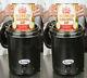 2 Pack 6 Qt Black Soup Kettle Warmer Commercial Chili Nacho Cheese #10 Can