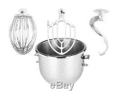20 qt Attachments Package for Hobart A200 Bowl, Hook, Whip, Flat Beater