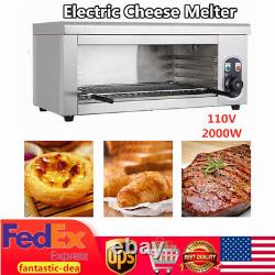 2000W Electric Cheese Melter Cheesemelter Broiler Restaurant Kitchen Equipment