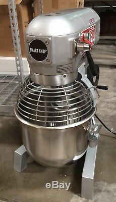 20Qt Bakery Dough Food Mixer Gear Driven 3 Speed WithETL NSF 1.2HP +Free Shipping