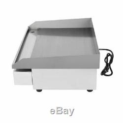 22 1500W Electric Countertop Griddle Flat Top Commercial Restaurant Grill ge