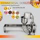 220v 3 Sets Mold Commercial Automatic Donut Maker Making Machine, Wide Oil Tank