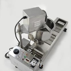 220V 3 Sets Mold Commercial Automatic Donut Maker Making Machine, Wide Oil Tank