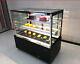 220v Glass Countertop Refrigerated Cake Pie Showcase Bakery Display Case Cabinet
