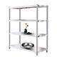 23.6x15.7 Stainless Steel Work Table 3 Shelves Commercial Kitchen Food Prep