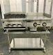 24 Char Broiler 2 Grill Flat Griddle Package New Heavy Duty Char Gill