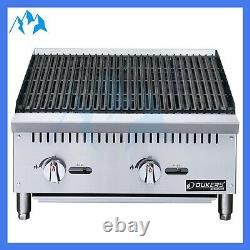 24 Charbroiler Commercial Countertop Char Broiler Grill 2 Burner Gas & Propane