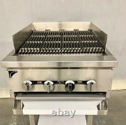 24 Gas Char Broiler HEAVY DUTY CharCoal Grill 2 Natural Or Propane Radiant