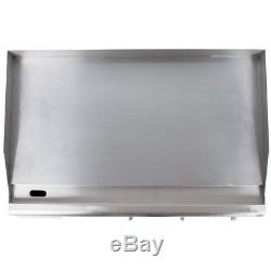 24 Stainless Steel Electric Restaurant Countertop Flat Top Griddle 208/240 Volt