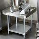 24 X 24 Stainless Steel Table Commercial Heavy Duty Equipment Work Mixer Stand