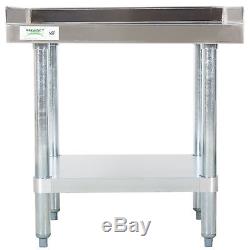 24 x 24 Stainless Steel Table Commercial Heavy Equipment Mixer Grill Stand NSF