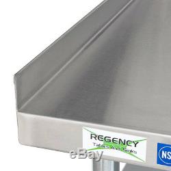 24 x 24 Stainless Steel Table Commercial Heavy Equipment Mixer Grill Stand NSF