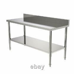 24 x 60 x 36 Kitchen Stainless Steel Heavy Duty Food Prep Work Table New