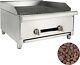 24commercial Charbroilers Propane Gas Countertop Broiler Char Grill Withlava Rock