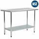 24x60 Stainless Steel Kitchen Work Table Commercial Kitchen Restaurant Table