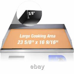 2500W 24 Electric Countertop Griddle Flat Top Commercial Restaurant BBQ Gr